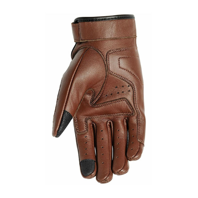 Roland Sands Bonnie leather gloves tobacco Size S