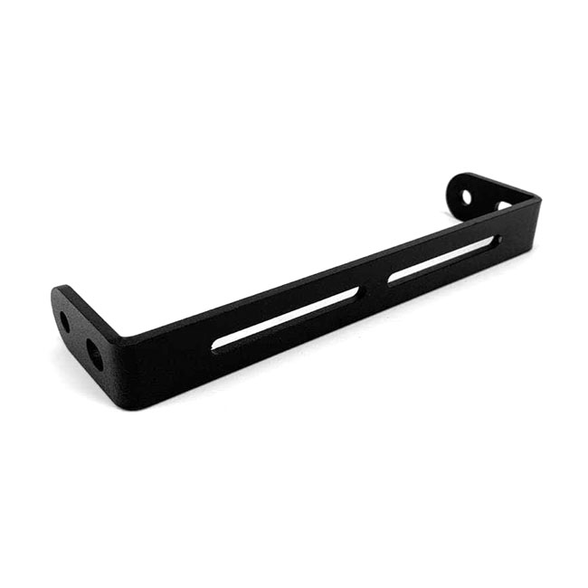 Westland Customs, turn signal relocation bracket. Black