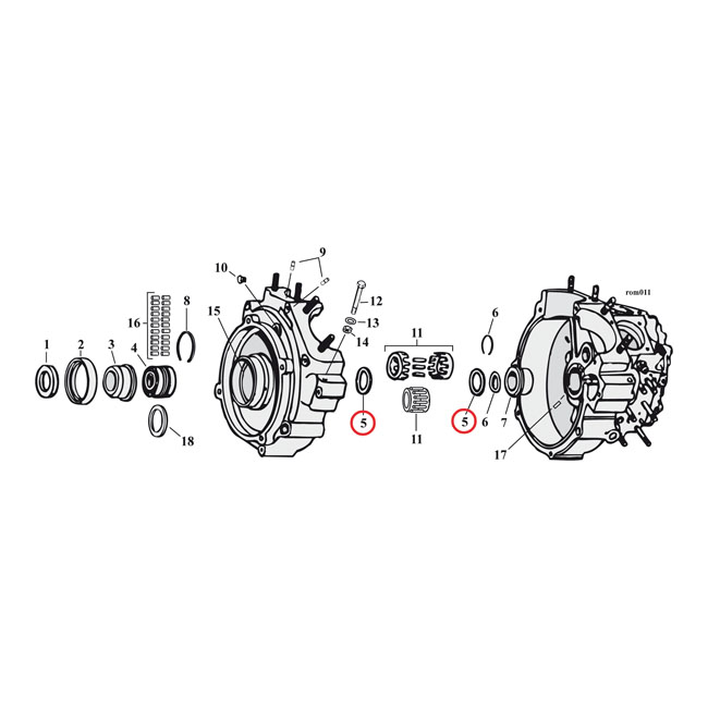 THRUST WASHER, PINION SHAFT BEARING