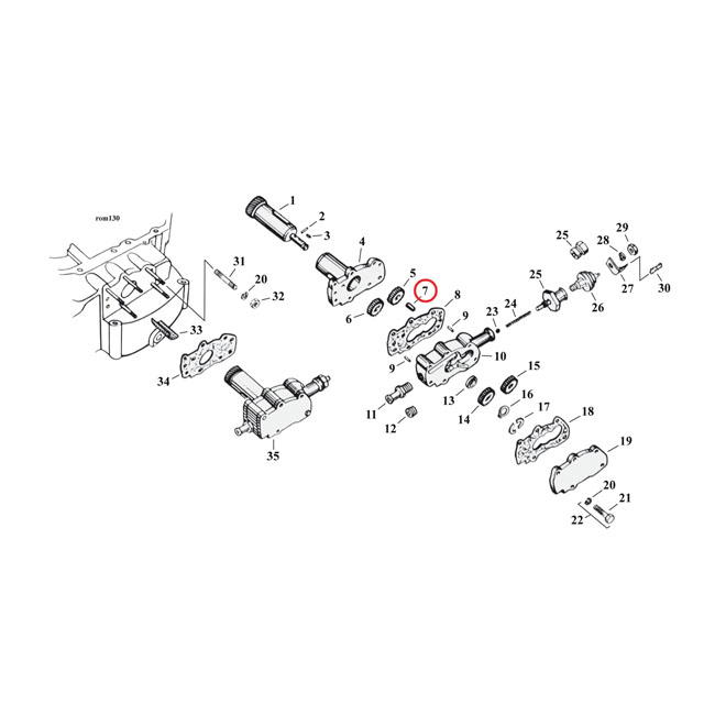 IDLER SHAFT, OIL PUMP