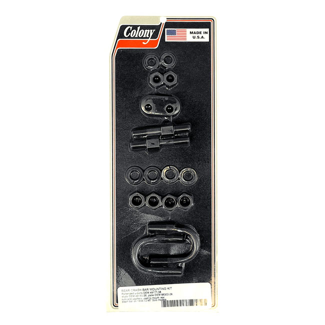 Colony, engine guard U-bolt mount kit. Rear