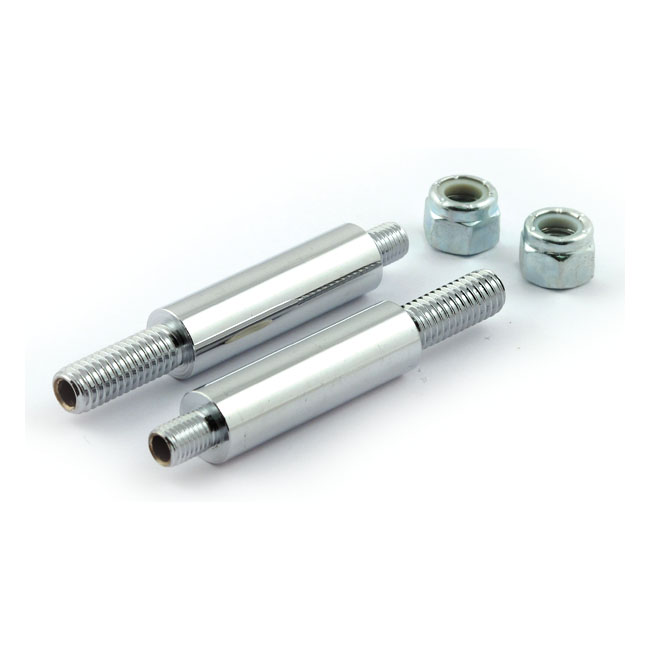 Chris Products, turn signal mount bolt. Chrome. 1-7/8" long