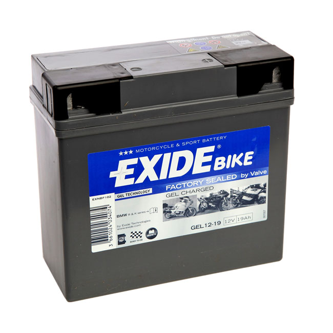 Exide, Factory sealed BMW battery. Gel charged 12V/19Ah inkl. 7,50 Euro Batteriepfand