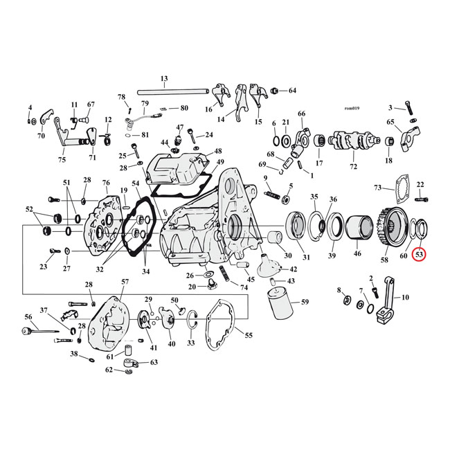 Nut, transmission pulley