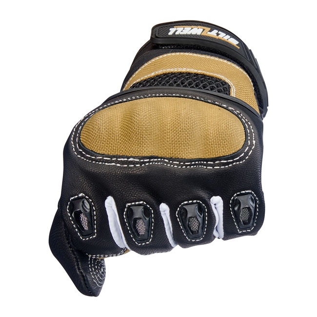 Biltwell Bridgeport gloves tan/black Size XS