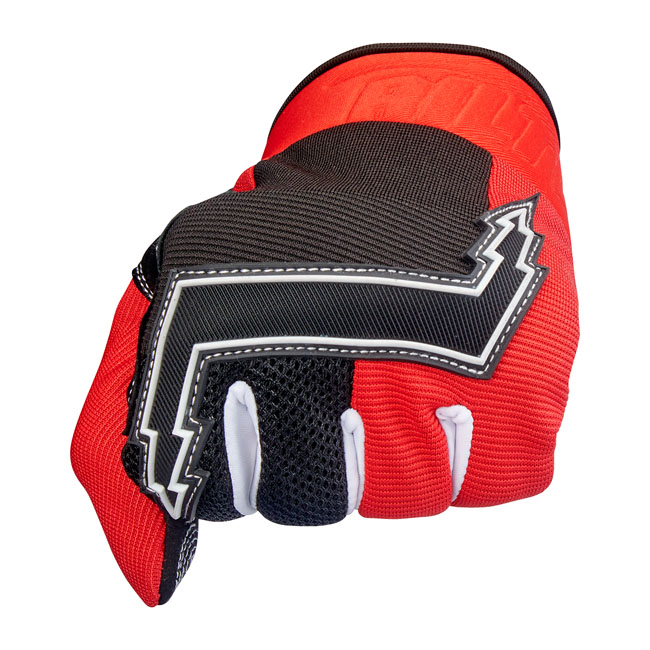 Biltwell Baja gloves red/black Size S