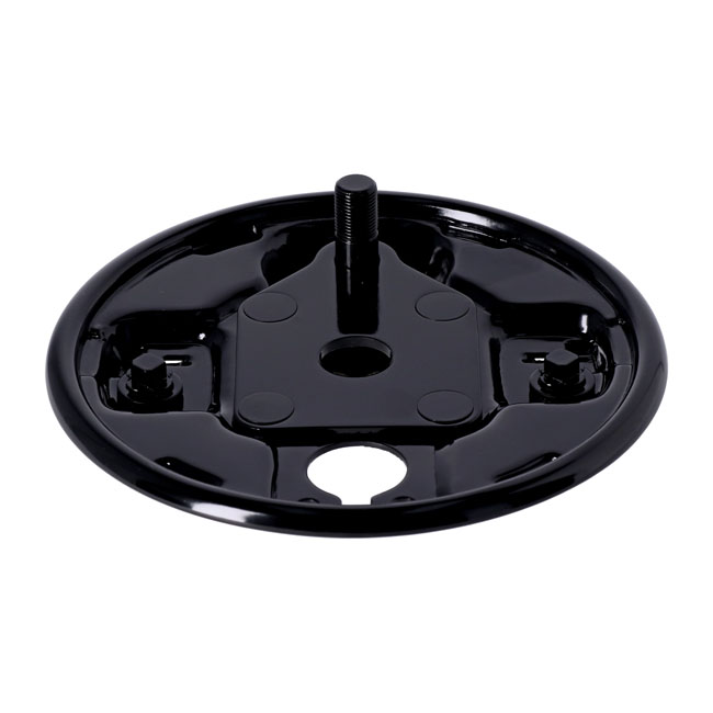 Rear hydraulic brake backing plate, black