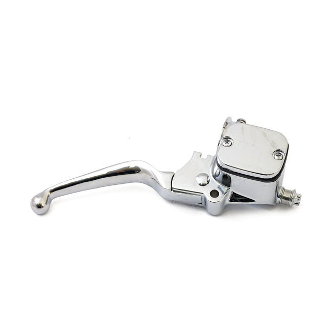 Handlebar master cylinder assy. 11/16" bore. Chrome