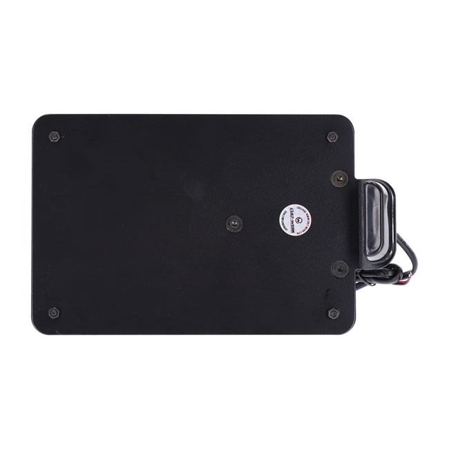 Cult-Werk, side mount license plate bracket, black. NL