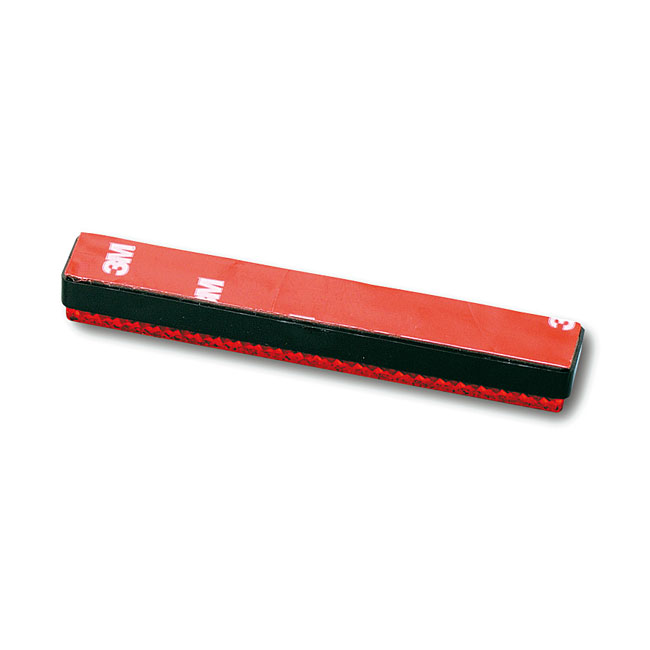 Universal B-Seen reflector. Rectangular. 100x13mm. Red