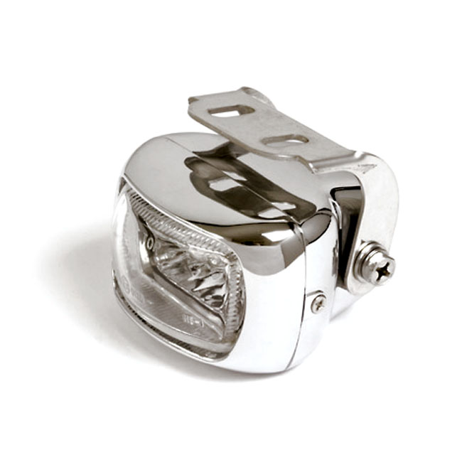 Utica, H3 foglamp. Clear lens. Chrome