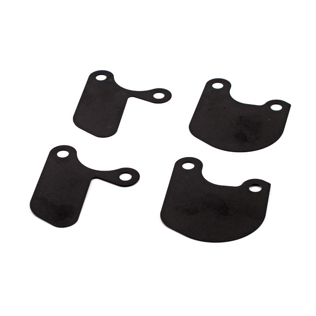 Shim plate set, front brake pad