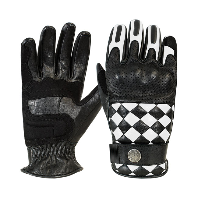 John Doe Tracker Race gloves black/white Size S