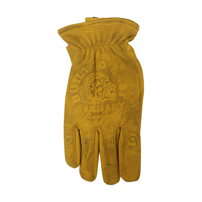 John Doe Coyote gloves yellow embossed Size S