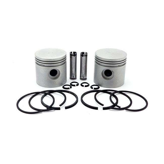 Replacement 74" Flathead piston kit. +.070"