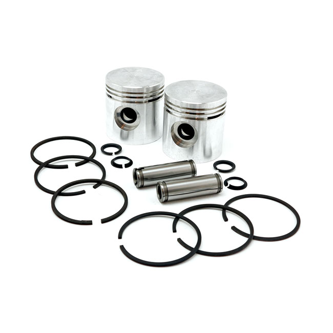 Replacement 45" Flathead piston kit. +.030"