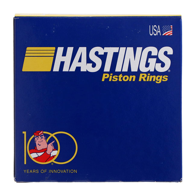 Hastings, 2-3/4" bore piston ring set. +.050"