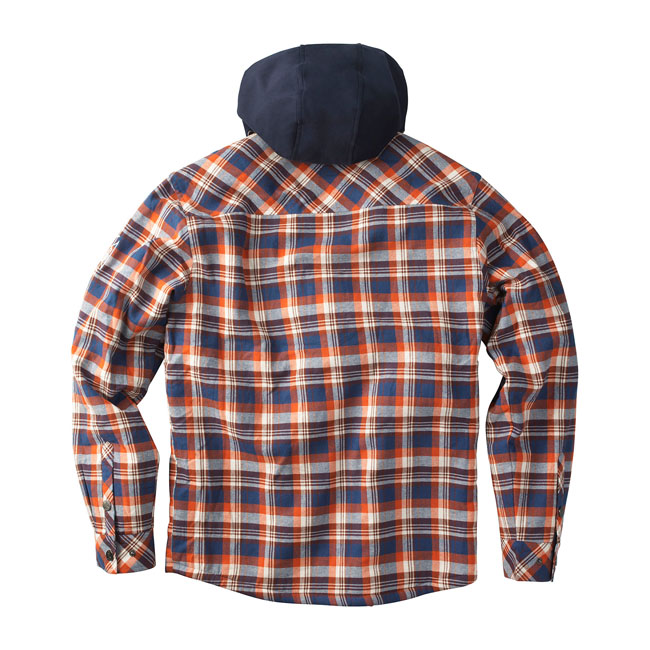 WCC Sherpa lined flannel jacket brown/orange Size S