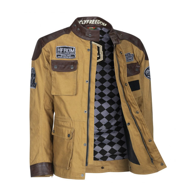 Holy Freedom Quattro Wax EVO jacket havana brown Size M