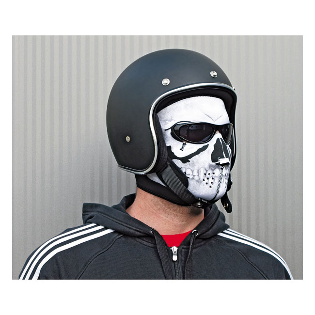 BANDIT FACEMASK SKULL, BLACK