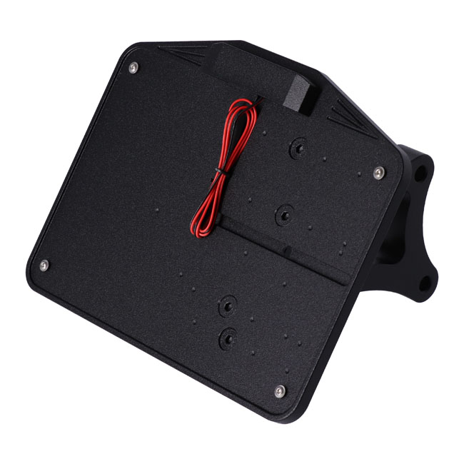 CPV, license plate bracket kit. Black