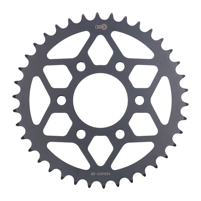 Afam, steel rear sprocket. 38 teeth