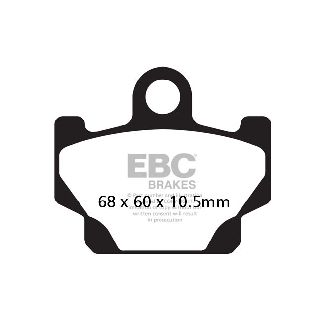 EBC V-pad Semi Sintered brake pads