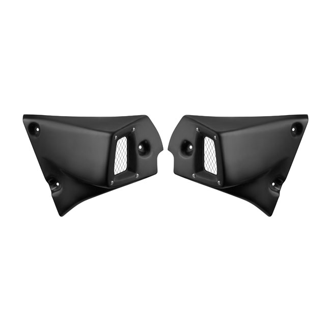 C-Racer, front side covers. Black