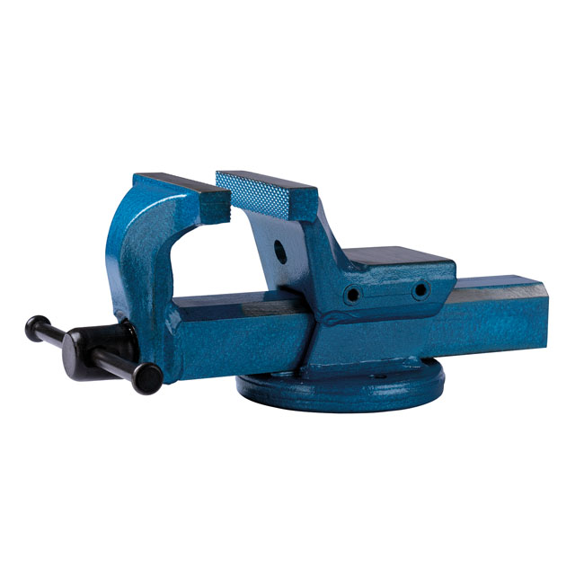 Kukko, parallel bench vise. Blue. 150mm jaw spread