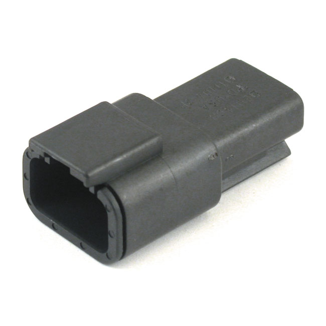 NAMZ, Deutsch DTM connector. Black, receptacle, 3-pins