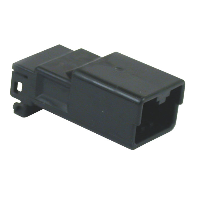 NAMZ, AMP 040 series connector. Black, receptacle, 4-pin