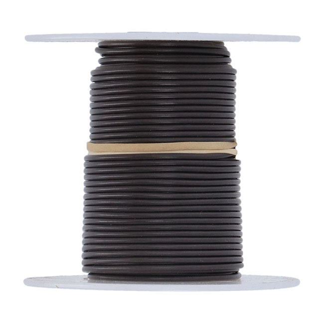 Wire on spool, 18 gauge. 100 ft. Brown