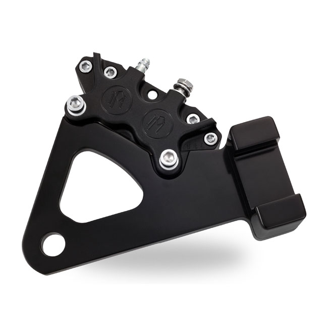 PM, rear 4-p caliper bracket, 11.5". Black