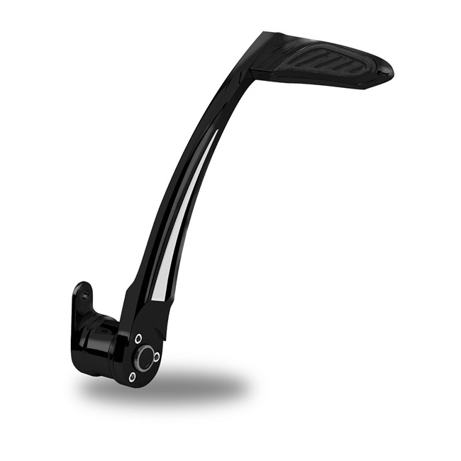 PM, 14-up Touring brake lever. Contour. Black CC