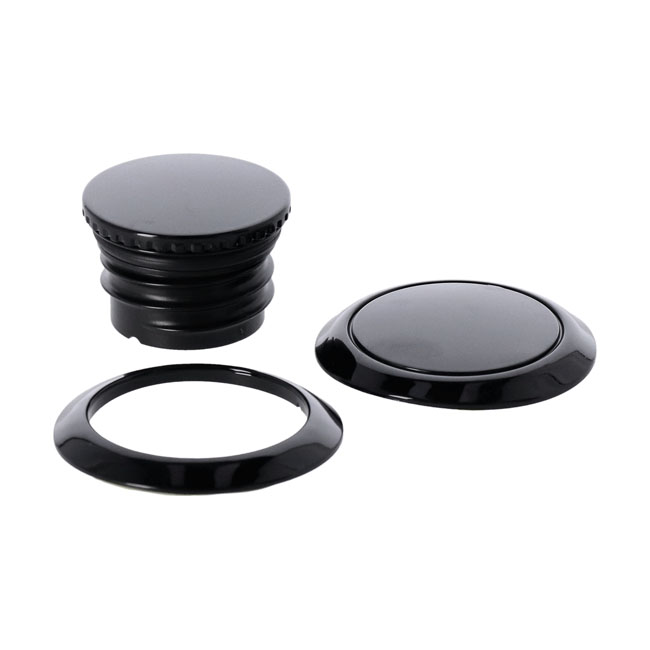 Pop-up gas cap, left & right set. Black