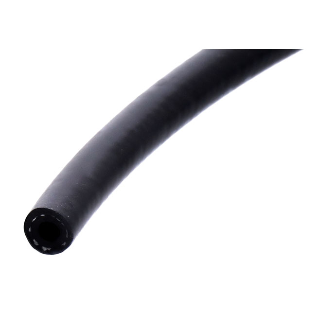 MCS, black neoprene fuel / oil line hose, 5mm (3/16")