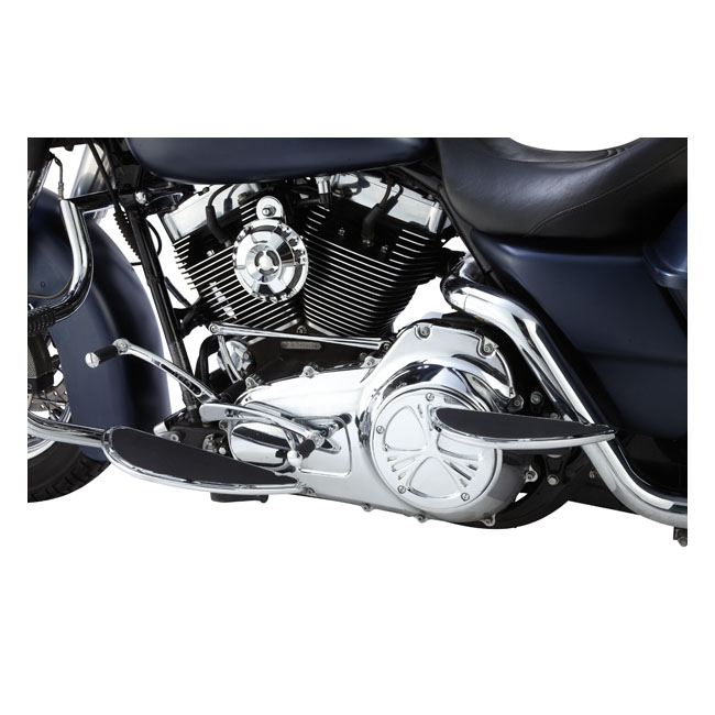 Arlen Ness, shifter rod Deep Cut Round. Chrome