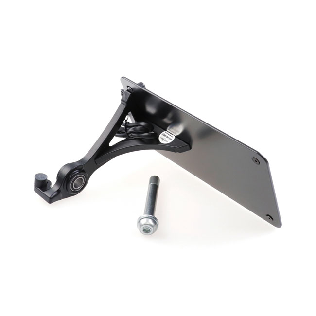 Cult-Werk, side mount license plate bracket, black. France