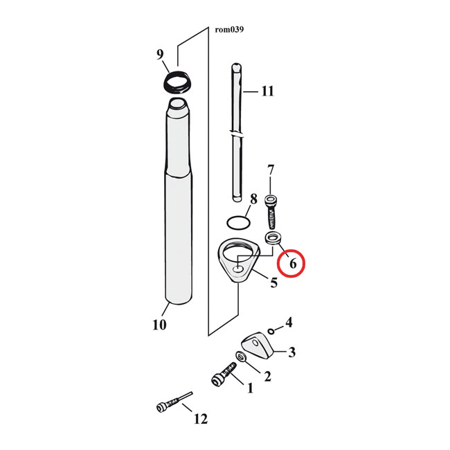 WASHER, BOLT TAPPET GUIDE