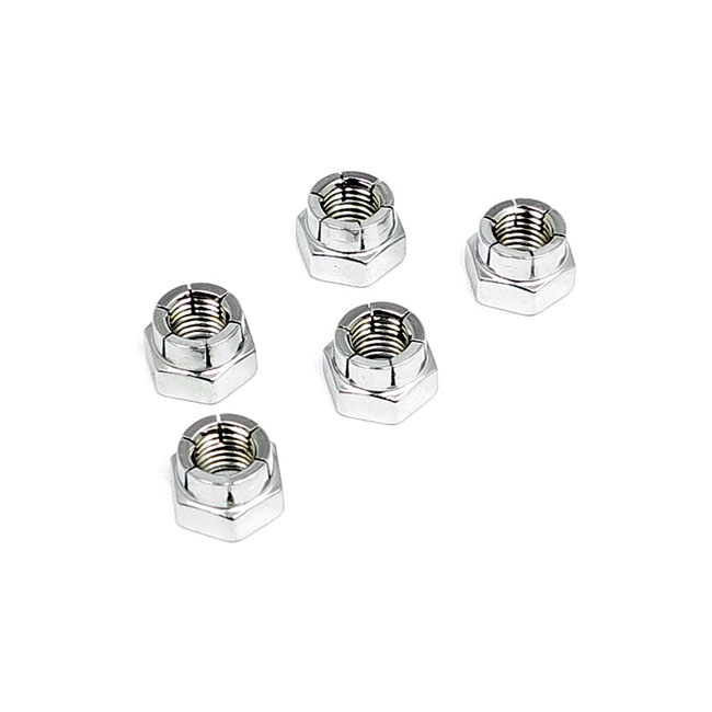 LOCKNUT CHROME (FLEXLOCK) 1/2-13