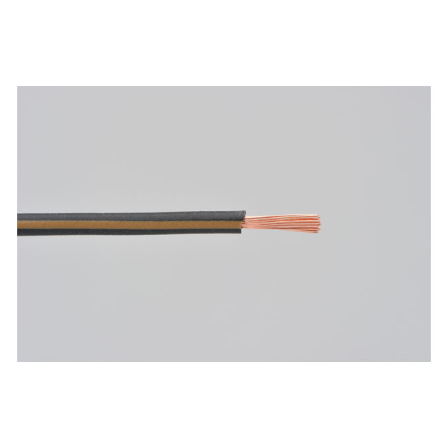 Electrical wire. 2 meter 0.75sq. Black/Brown