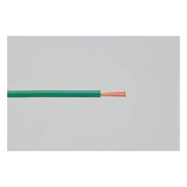 Electrical wire. 1 meter 2.00 sq. mm. Green