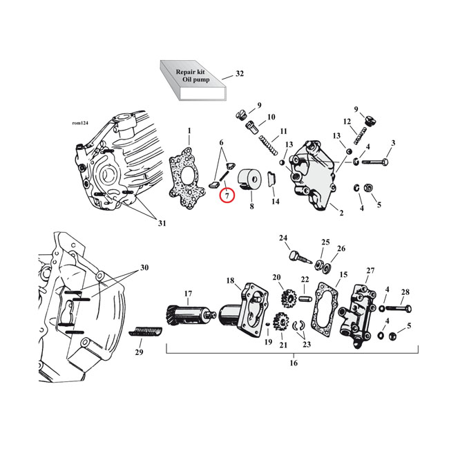 SPRING, FEED PUMP VANE