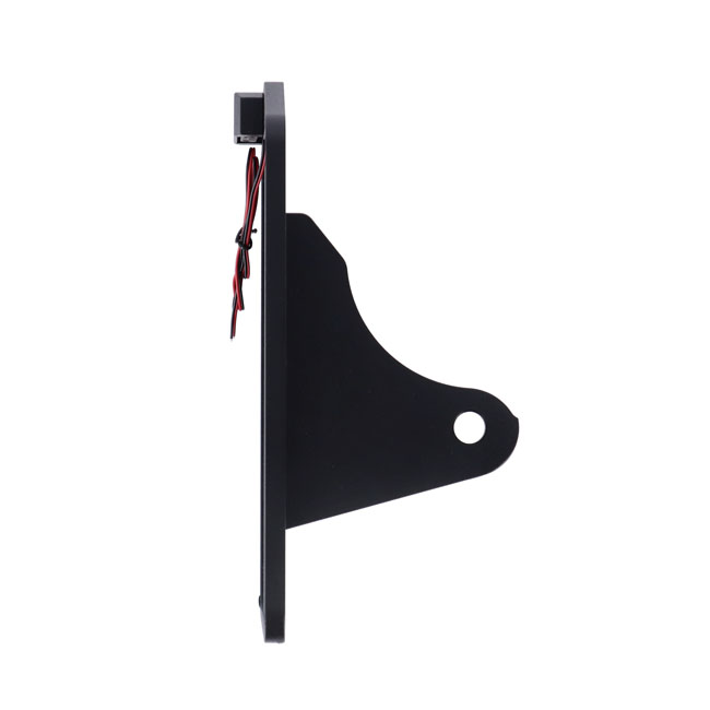 CPV, Dyna shock mount license plate bracket kit DE. Black