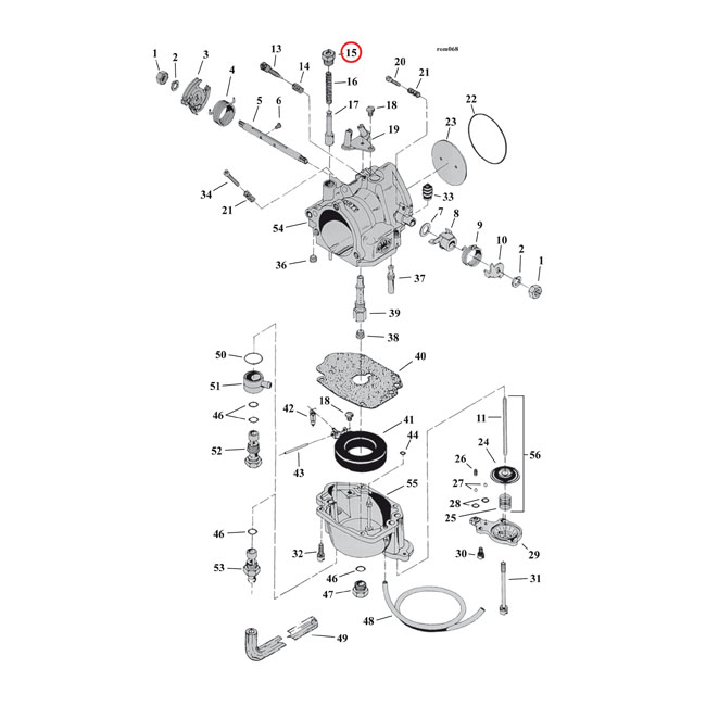 S&S NUT, PLUNGER FAST IDLE