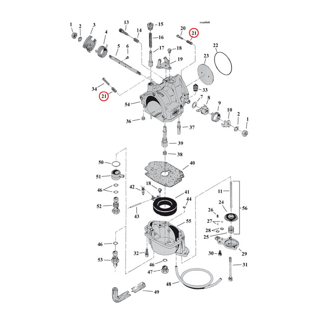 S&S SPRING, PUMP ADJ.&IDLE SPEEDSCREW