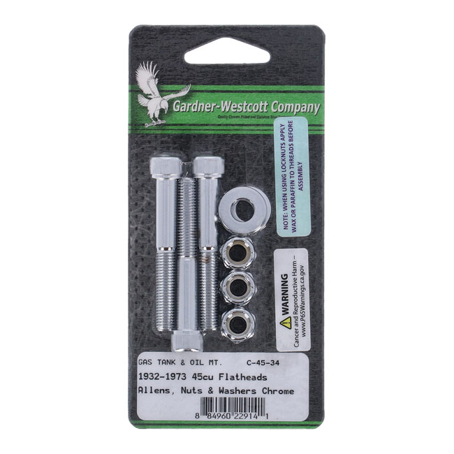 GW GAS TANK & OIL TANK ALLEN SCREW SET