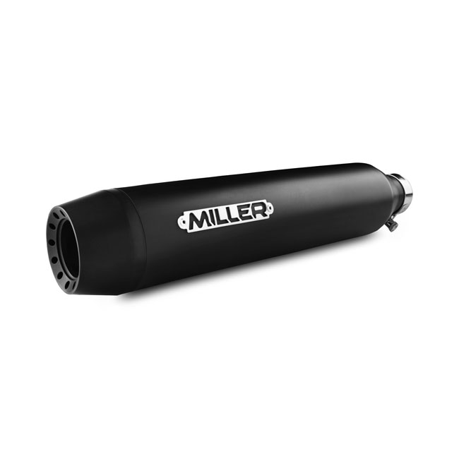 *2 WEEKS EXTRA TRANSIT TIME* Miller, Montana II slip-on mufflers. Euro 4. Matte black