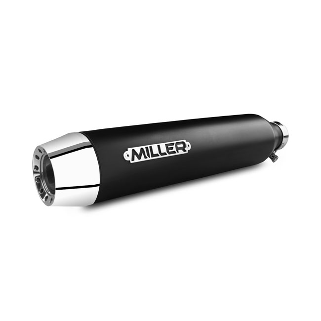 *2 WEEKS EXTRA TRANSIT TIME* Miller, Arizona II slip-on mufflers. Euro 4. Matte black