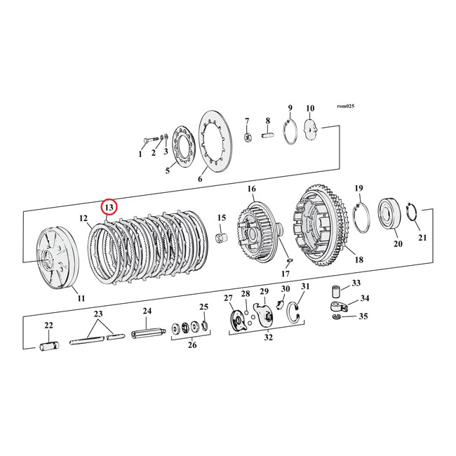 Alto, 84-89 Aramid clutch plate set. Friction